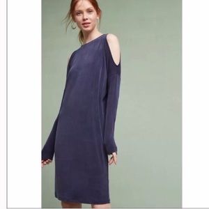 Anthropologie Eri + Ali Sleeve Cold Shoulder Dress